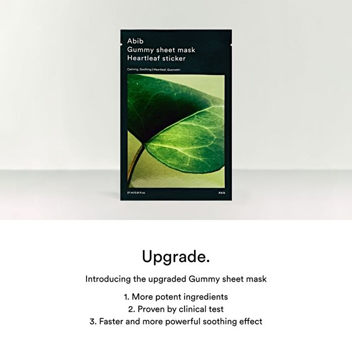 Abib Gummy Sheet Mask Collagen Milk Sticker 27ml x 10pcs