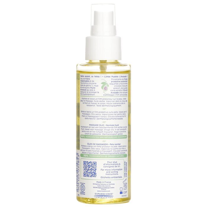Mustela Massage Oil - For Normal Skin 100ml