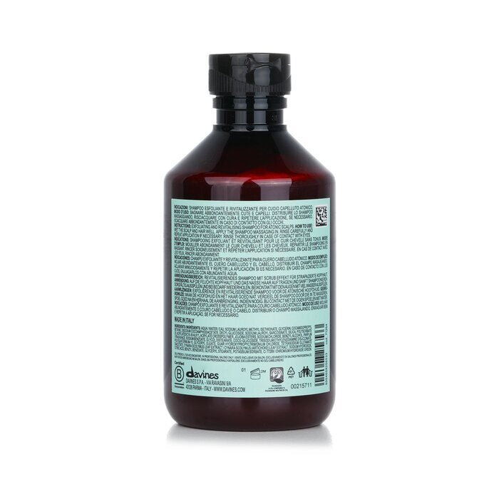 Davines Natural Tech Detoxifying Scrub Shampoo (For Atonic Scalp) 250ml
