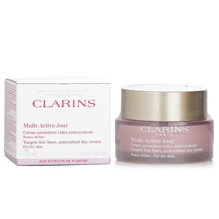 Crème de Jour Antioxydante Multi-Active Jour de Clarins Cible les Rides Fines - Pour Peau Sèche 50ml/1.6oz