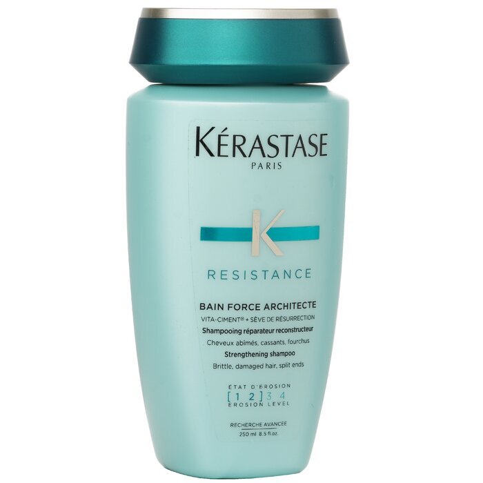 Kerastase Resistance Bain Force Architecte Shampooing Fortifiant (Pour Cheveux Cassants, Abîmés, Pointes Fourchues) 250ml/8.5oz