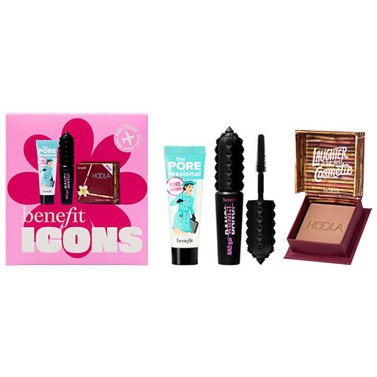 Benefit Icons Makeup Set The Porefessional Primer 7 5ml / Badgal Bang! Mascara 4 G / Hoola Bronzer 2 5 G 14g