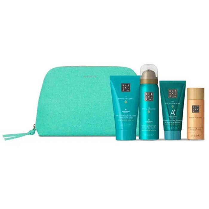 Rituals Karma Giftset Body Cream 70ml/body Oil 30ml/foaming Sg 50ml/cooling Sg 50ml 200ml