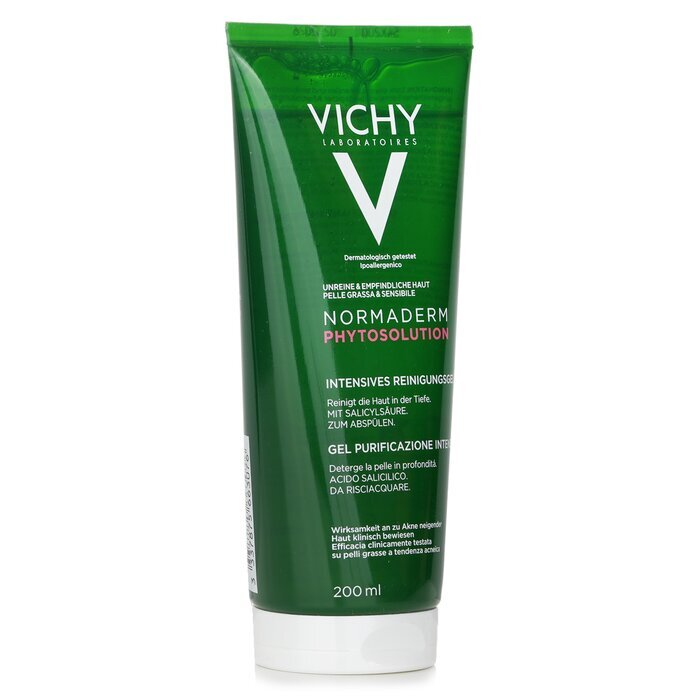 Vichy Normaderm Phytosolution Intensive Purifying Gel (For Oily, Blemish-Prone & Sensitive Skins) 200ml