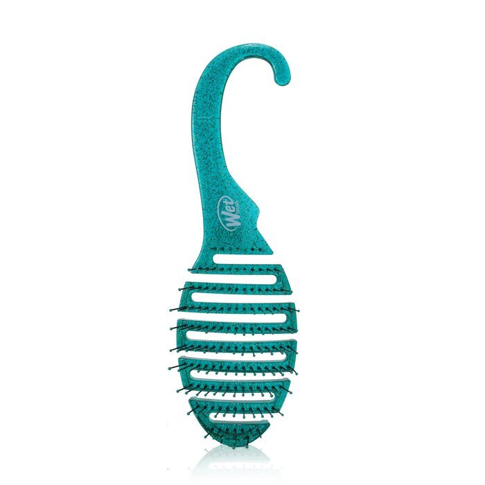 Wet Brush Shower Detangler -  Green Glitter 1pc