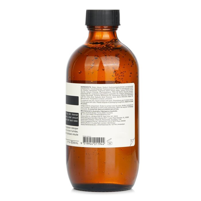 Aesop In Two Minds Facial Cleanser - For Combination Skin 200ml