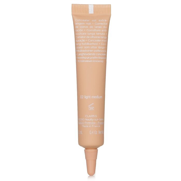 Clarins Everlasting Concealer - 02 Light Medium 12ml
