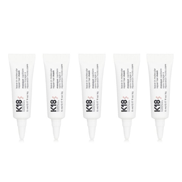 K18 【Super Saver Pack】Leave-In Molecular Repair Hair Mask 5ml x5