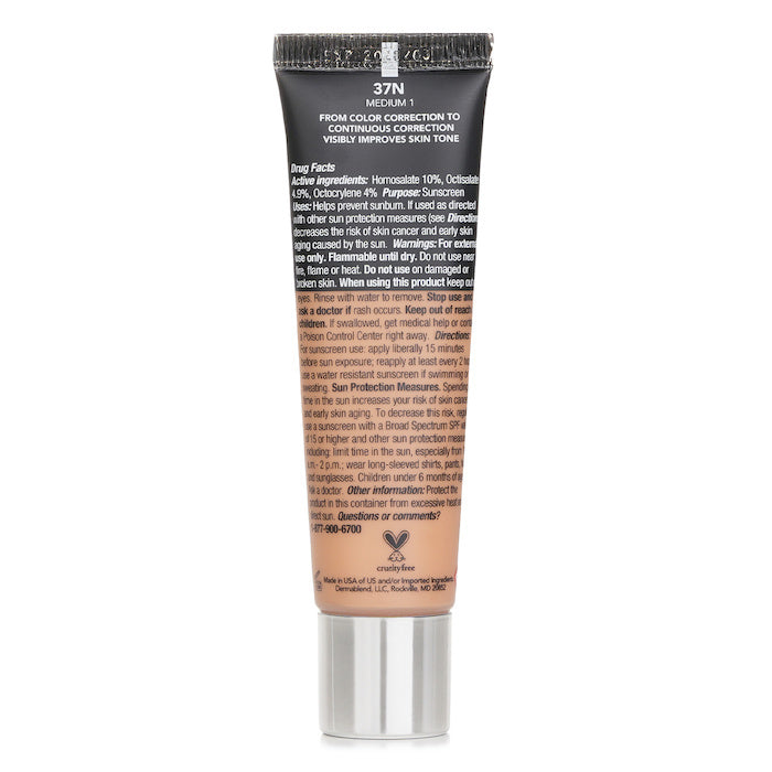 Dermablend Continuous Correction CC Cream SPF 50 - 37N Medium 1 30ml