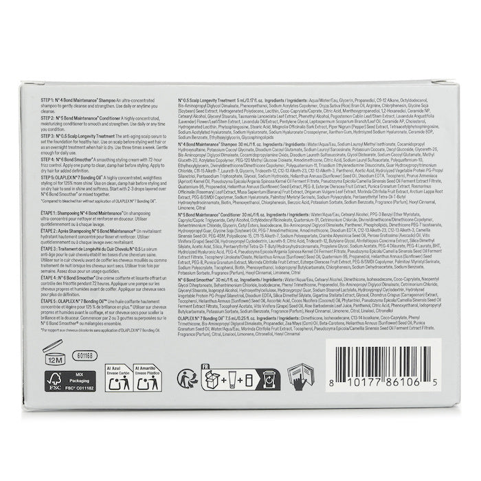 Olaplex The Healthy Hair Discovery Set: No4 30ml+No5 30ml+No0.5 5ml+No6 30ml+No7 Bonding Oil 7.5ml 5pcs