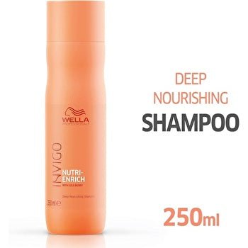 Wella Invigo Nutri Enrich Shampoo With Goji Berry Dry Or Stressed Hair 300ml