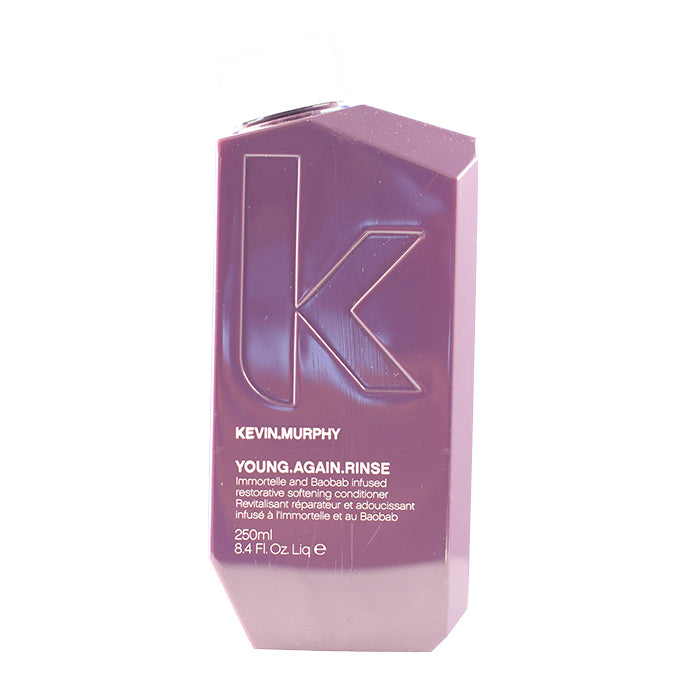 Kevin Murphy Young.Again.Rinse (Après-shampoing adoucissant réparateur infusé à l'Immortelle et au Baobab - Pour cheveux secs, cassants ou abîmés) 250ml/8.4oz