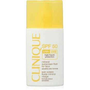 Clinique Mineral Sunscreen Fluid For Face Spf50 High Protection - Sensitive Skin 30ml