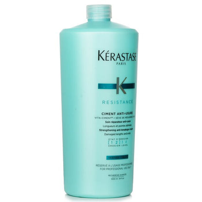 Kerastase Resistance Ciment Anti-Usure Crème Renforçante Anti-Casse - Rinçage (Pour longueurs et pointes abîmées) 1000ml/34oz