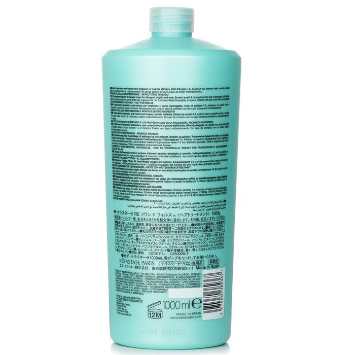 Kerastase Resistance Ciment Anti-Usure Crème Renforçante Anti-Casse - Rinçage (Pour longueurs et pointes abîmées) 1000ml/34oz