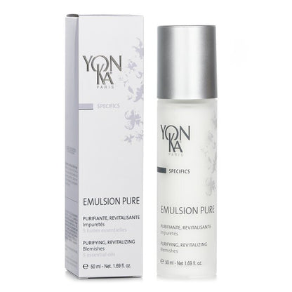 Yonka Specifics Emulsion Pure With 5 Essential Oils - Purifying, Revitalizing (For Blemishes) 50ml