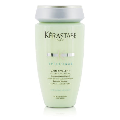 Kerastase Specifique Bain Divalent Shampooing Équilibrant (Racines Grasses, Longueurs Sensibilisées) 250ml/8.5oz
