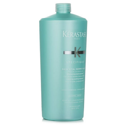 Kerastase Specifique Bain Vital Dermo-Calm Shampooing Nettoyant Apaisant (Cuir Chevelu Sensible, Cheveux Mixtes) 1000ml/34oz