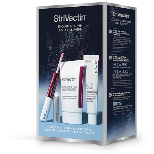 Strivectin anti-wrinkle Smooth & Plump Kit Eye Cream 30ml/moisturizer 60ml/lips 10ml 100ml