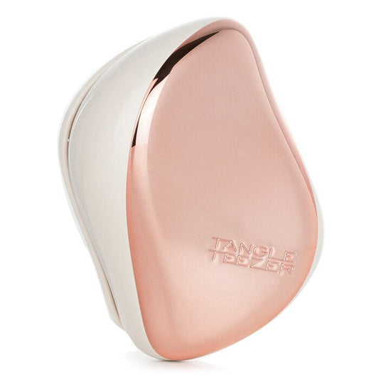 Tangle Teezer Compact Styler On-The-Go Detangling Hair Brush -  Ivory Rose Gold 1pc