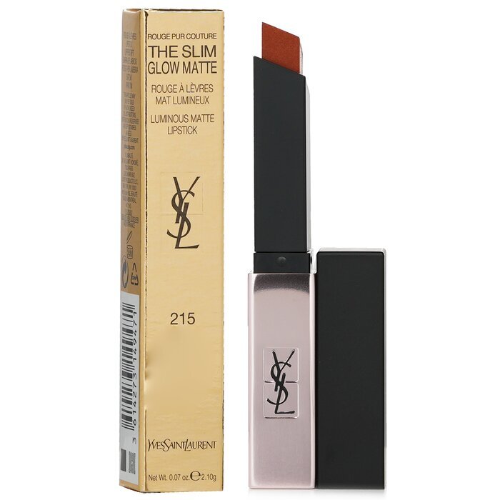 Yves Saint Laurent Rouge Pur Couture The Slim Glow Matte -  215 Undisclosed Camel 2.1g