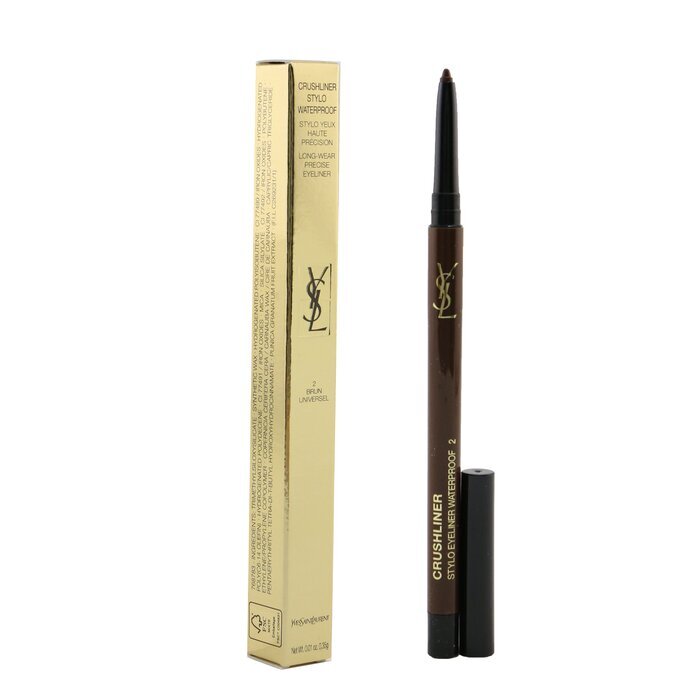 Yves Saint Laurent Crushliner Stylo Waterproof Eyeliner -  02 Brun Universel 0.35g