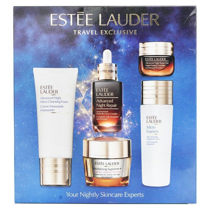 Your Nightly Skincare Experts: ANR + Revitalizing Supreme+ Soft Cream + Eye Supercharged 15ml+ Micro Cleans... 5pcs 50ml