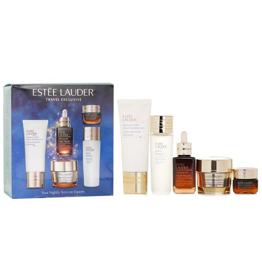 Your Nightly Skincare Experts: ANR + Revitalizing Supreme+ Soft Cream + Eye Supercharged 15ml+ Micro Cleans... 5pcs 50ml