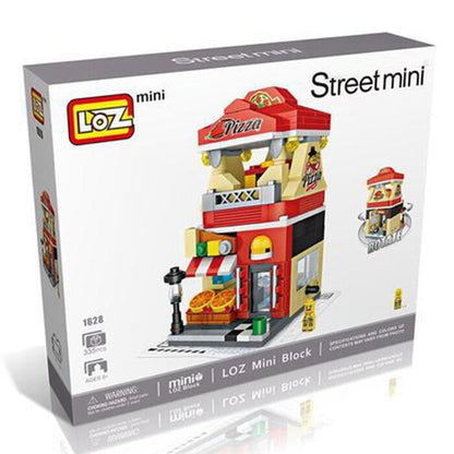 LOZ Mini Blocks - Pizza Shop Building Bricks Set 20 x 17 x 5 cm