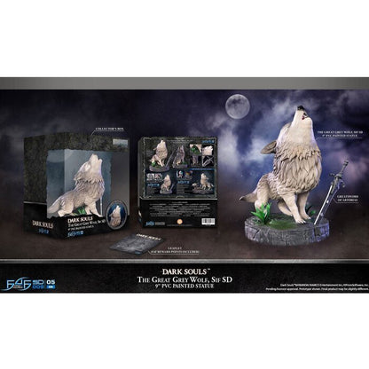 FIRST 4 FIGURES Dark Souls: Sif the Great Grey Wolf SD (Standard Edition) 8.7x5.4x7.5in