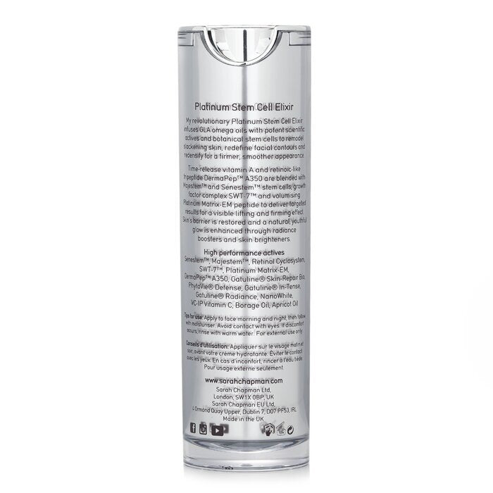 Sarah Chapman Skinesis Platinum Stem Cell Elixir 30ml