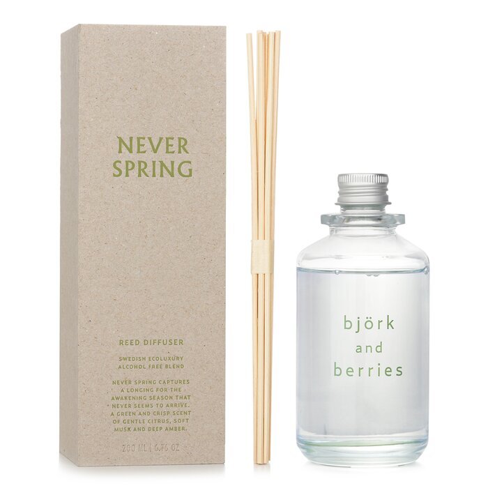Bjork & Berries Never Spring Reed Diffuser 200ml