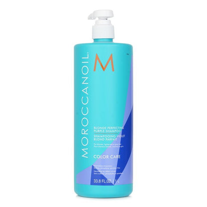 Moroccanoil Blonde Perfecting Purple Shampoo (For Blonde, Lightened Or Grey Hair) 1000ml
