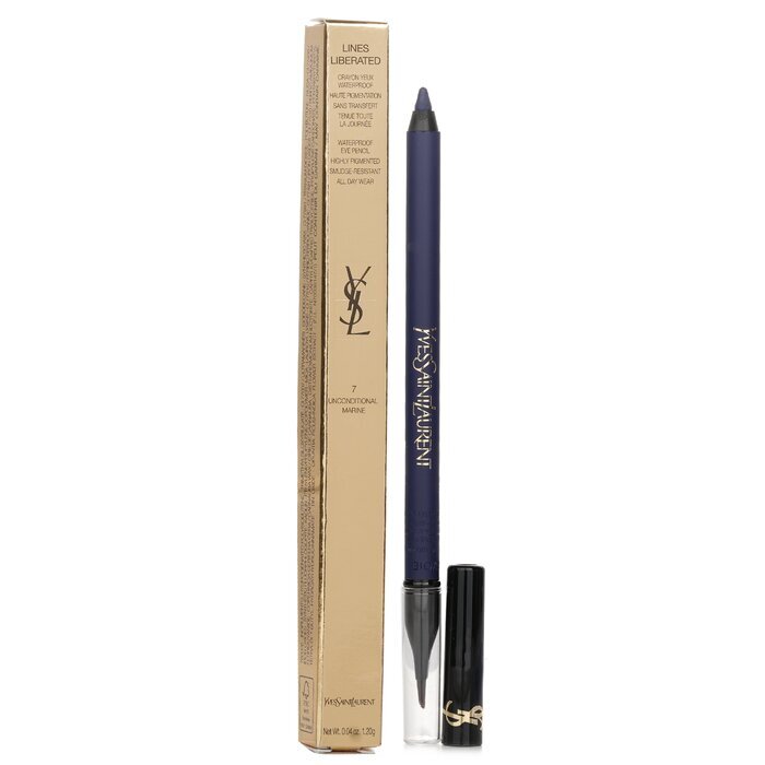 Yves Saint Laurent Lines Liberated Waterproof Eye Pencil -  07 Unconditional Marine 1.2g