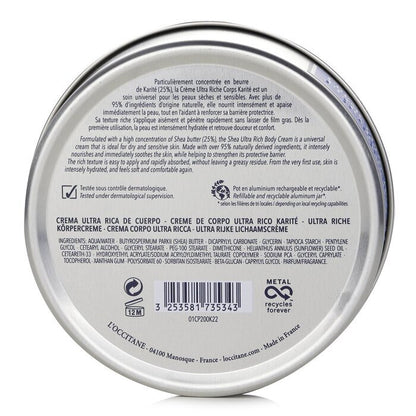 L'Occitane Shea Butter Ultra Rich Body Cream 200ml