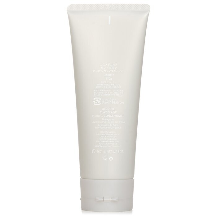 Cosme Decorte Clay Blanc Herbal Concentrate Purifying Smoothing Face Wash 160ml