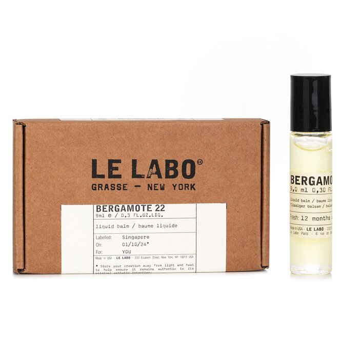 Le Labo Bergamote 22 Liquid Balm 9ml