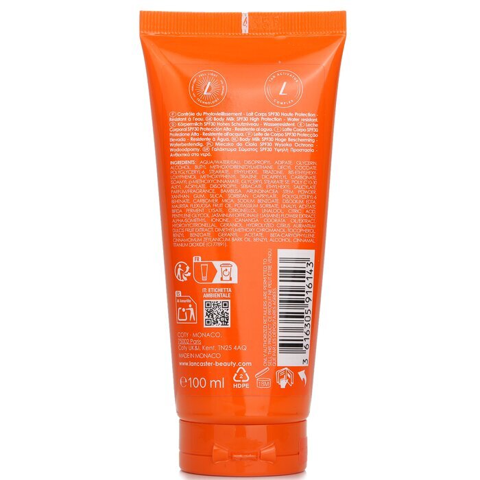 Lancaster Sun Beauty Body Milk SPF 30 100ml