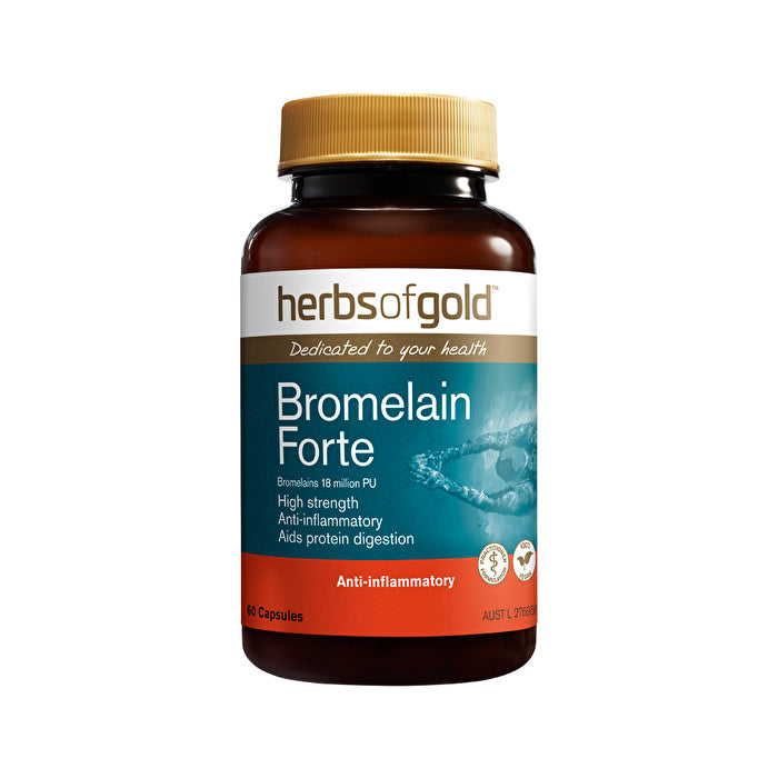 Herbs Of Gold Bromelain Forte 60c