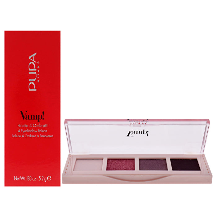 Pupa Vamp! Palette 4 Ombres #04 Vibrant Plum 5.2g